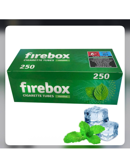 Гильзи для набивания сигарет "Firebox Mint" (250 шт)