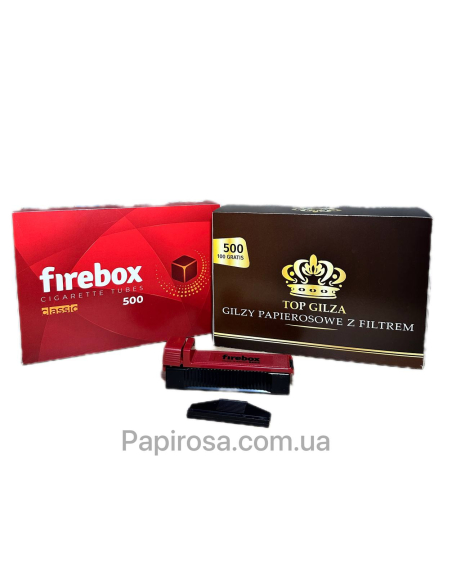 Гільзи Firebox+Top Gilza+ручна машинка Firebox